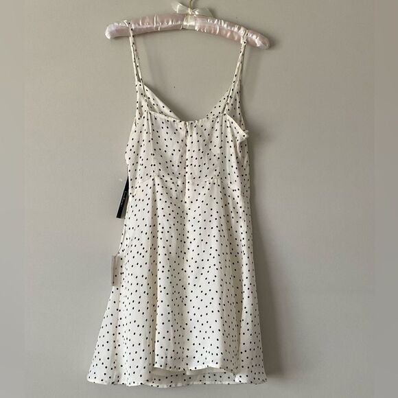 NWT Lulus Polka Dot Mini Dress - Picture 2 of 8